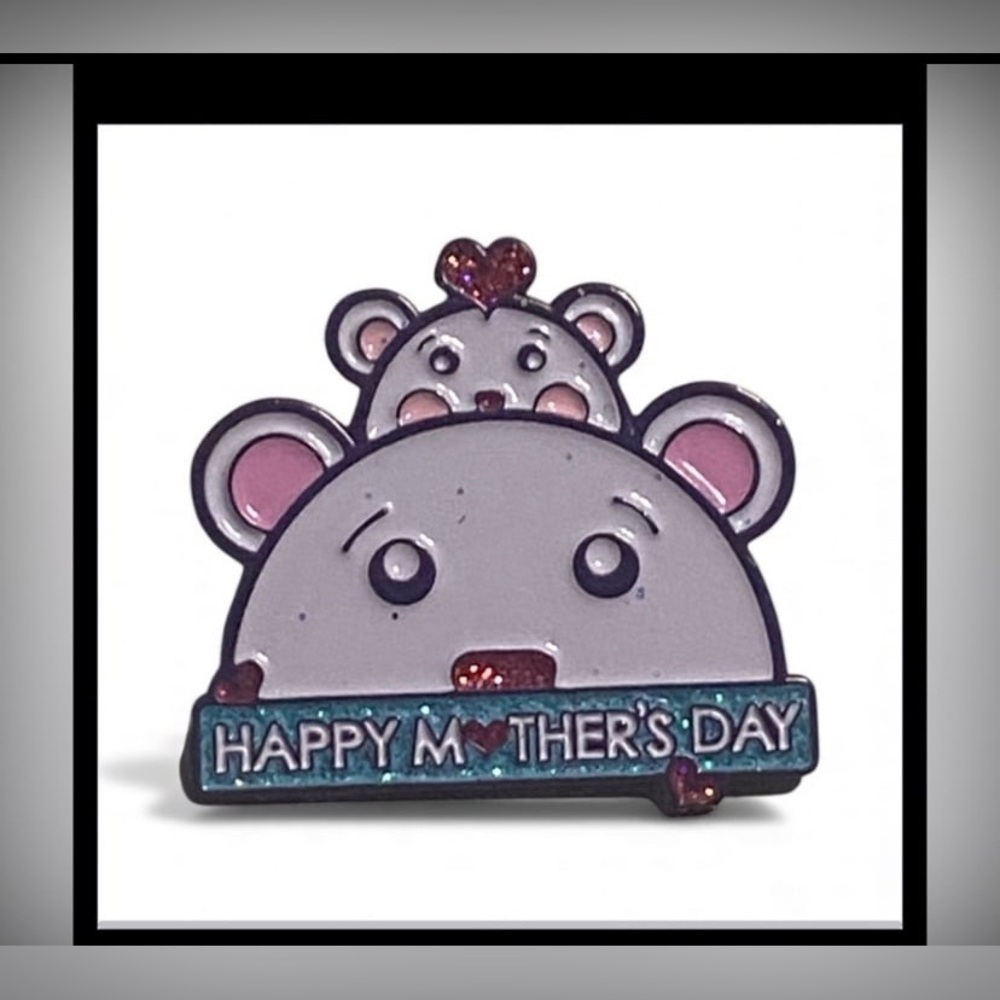 Enamel Happy Mothers Day Pin #7657